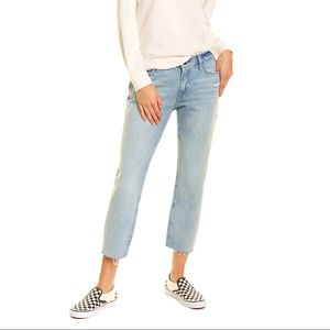 NWOT FRAME DENIM Boyfriend Jeans 
Le Garcon cropped Jeans In Clash size 31